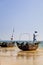 Fishing boats on beach