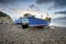 Fishing boats on the beach at Beer in Devon