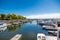 Fishing Boats in Calm Blue Marina