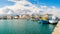 Fishing boats docked at newly constructed Limassol marina. Cyprus