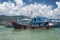 Fishing Boats docked at a small port Penang malaysia