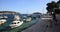 Fishing boats in harbor of the city of Hvar