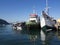 Fishing boats in the harbor, Labuan Bayo, Indonesia