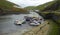 Fishing boats in harbour