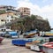 Fishing boats in the harbour of Camara de Lobos on Madeira