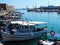 Fishing Boats In Harbour In Heraklion Crete Greece