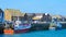 Fishing boats at Howth harbour Dublin