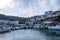 Fishing boats at Loutra village port, Kythnos island, Greece