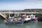 Fishing boats Lyme Bay harbor