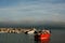 Fishing boats moored in port in Zante town, Greece