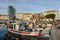 Fishing boats at the old dock of Savona in Liguria