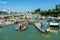 Fishing boats in Oleron harbour Charente Maritime