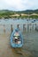 Fishing boats at the Phan Ri pier in Khanh Hoa province, Vietnam