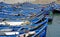 Fishing boats in the port of Essaouira