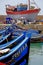 Fishing boats in the port of Essaouira