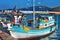 Fishing boats in port of kefalonia