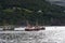 Fishing boats in the port of Ullapool in the Highlands in Scotland, United Kingdom