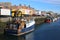 Fishing boats and seafood lorry, Eyemouth harbor