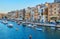 Fishing boats at Senglea shore, Malta