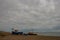 Fishing boats on a shingle beach in Aldeburgh