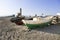 Fishing boats on the shore in southern Spain