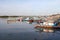 Fishing boats at Tanjung Pandan port in Belitung.