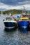 Fishing boats at Tarbert Harbour Argyll and Bute Scotland UK