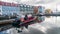 Fishing boats in Torshavn harbour on Faroe islands