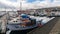 Fishing boats in Torshavn harbour on Faroe islands