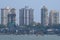 Fishing boats and tower blocks in Mumbai