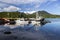 Fishing Boats in Ucluelet Harbor on Vancouver Island, British Columbia Canada