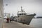 Fishing boats unloading fish in the port of Santa Pola