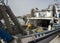 Fishing boats unloading fish in the port of Santa Pola