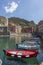 Fishing boats at Vernazza harbor one of five villages of Cinqueterre. Liguria. Italy.