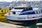 Fishing boats and yachts in port Blanes. Spain