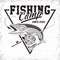 Fishing club logo