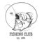 Fishing club logo