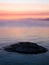 The Fishing Cone in Yellowstone Lake at Dawn