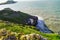 Fishing Cottage on Gower Peninsular Rhossilli Bay Worm Rock Formation