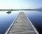 Fishing dock, Klamath Lake, OR