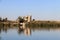 Fishing in the Euphrates River in the city of Dier ez Zior in Syria after ISIS was defeated