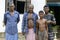 A fishing family in Negombo, Sri Lanka.