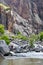 Fishing Gunnison river in the Black Canyon