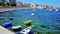 The fishing harbour of Bugibba resort, Malta
