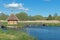 Fishing hut on the River test