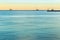 Fishing huts on the dock in the Adriatic Sea