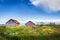 Fishing huts in Laukvik, AustvÃ¥gÃ¸ya island, Lofoten islands, Norway