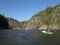 Fishing and kayaking, Irkut river, Sayan mountains, Siberia, Russia, Siberian landscapes