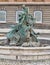 Fishing kids fountain in Budapest Castle, Hungary.