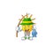 Fishing lamp yellow with cartoon character shape